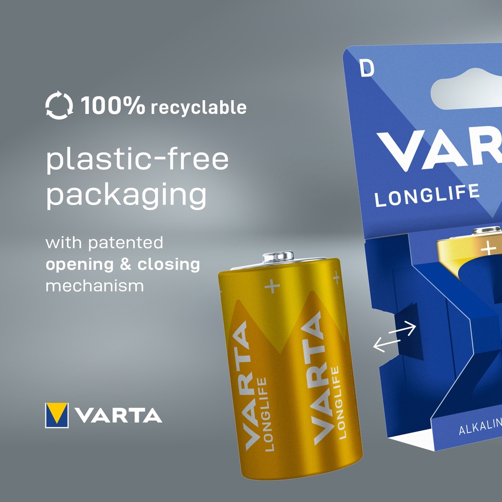 VARTA Longlife D Blister 2