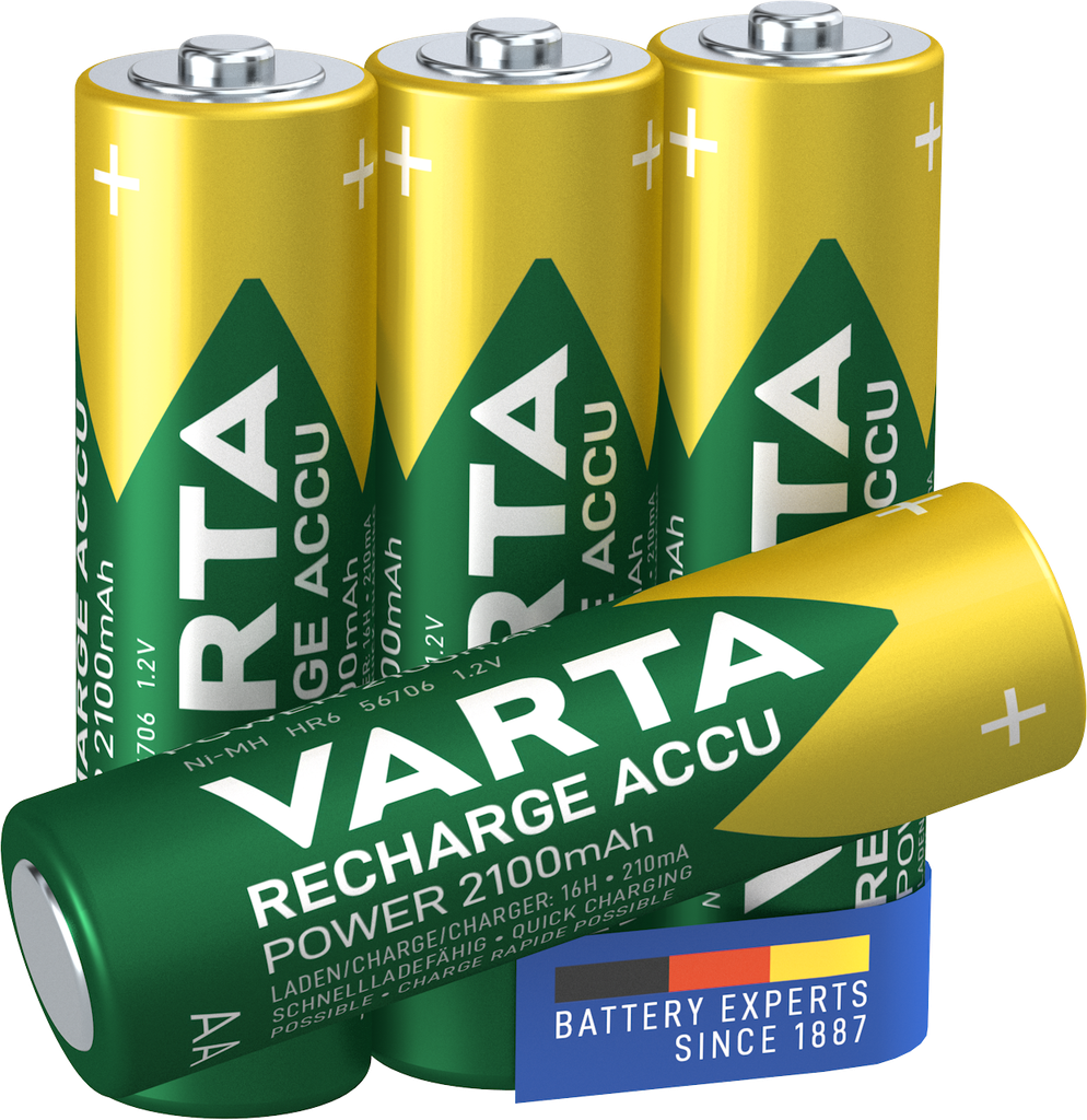 VARTA RECH.ACCU POW. AA 2100mAh 3+1  PCS