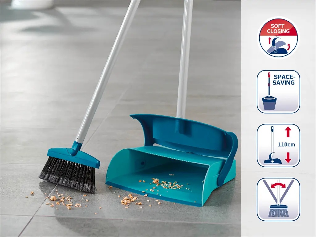 Sweeper Set with handle a dust container