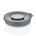 2IN1 COLLAPSIBLE MIXER BOWL W LID - GREY