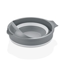 2IN1 COLLAPSIBLE STRAINER - GREY