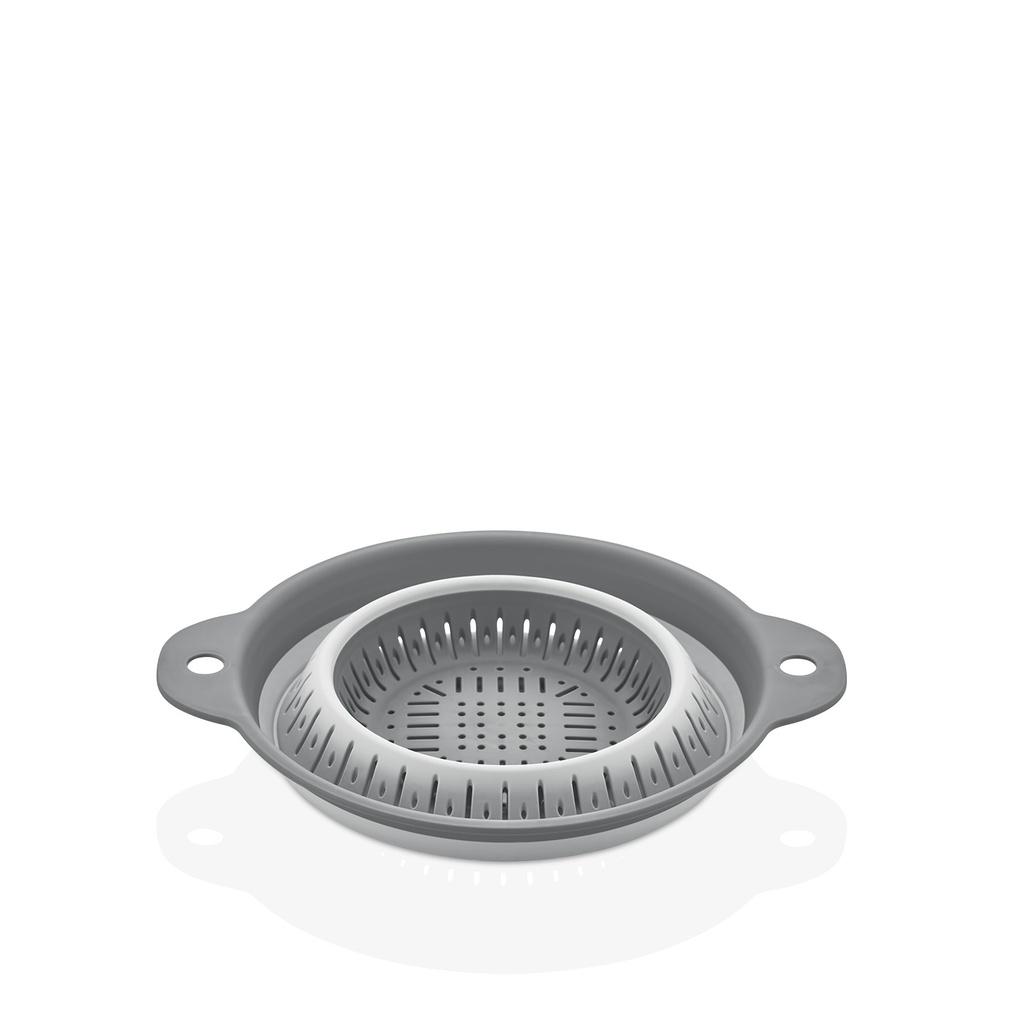 ROUND COLLAPSIBLE STRAINER - GREY