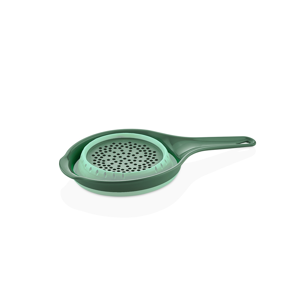 STALKED COLLAPSIBLE STRAINER - GREEN