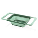 RECTANGULAR COLLAPSIBLE STRAINER- GREEN