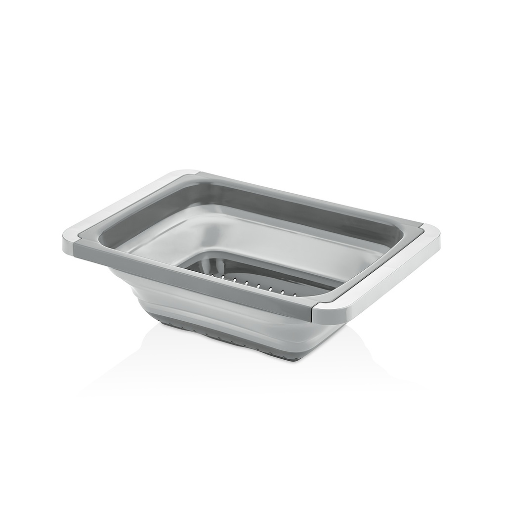 RECTANGULAR COLLAPSIBLE STRAINER- GREY
