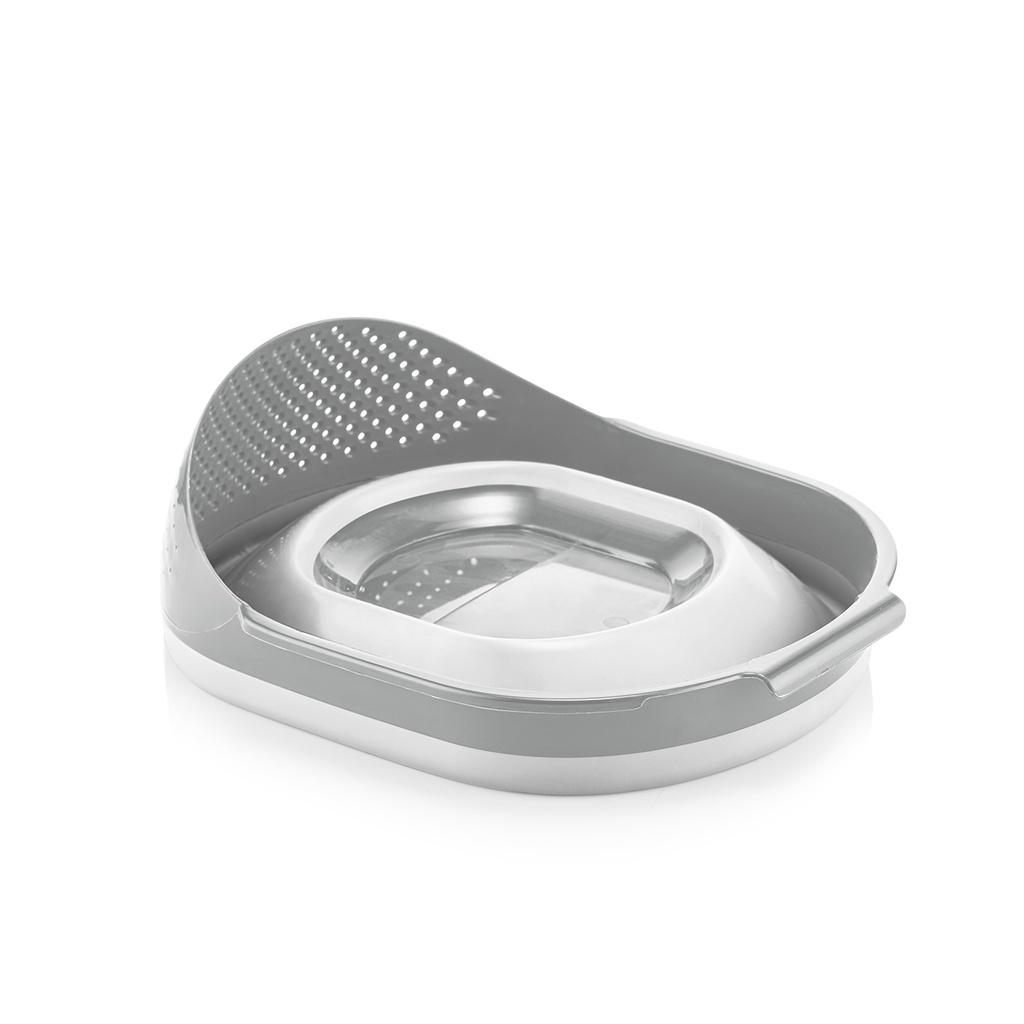COLLAPSIBLE RICE STRAINER - GREY