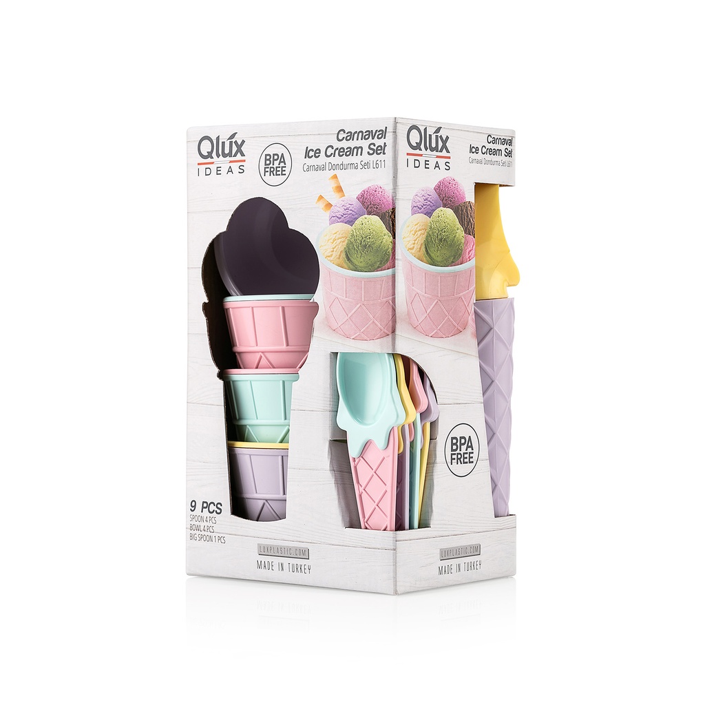 CARNAVAL ICE CREAM SET (9 PCS.)
