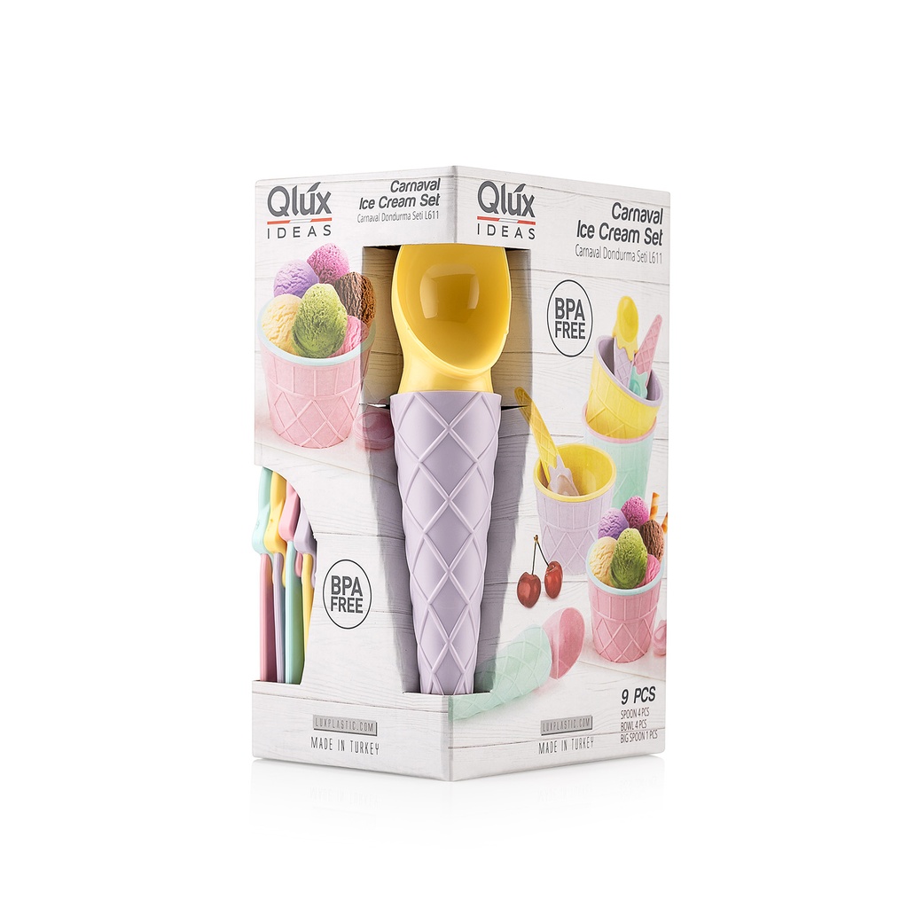 CARNAVAL ICE CREAM SET (9 PCS.)