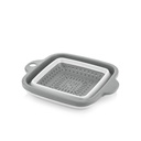 COLLAPSIBLE SQUARE STRAINER - GREY