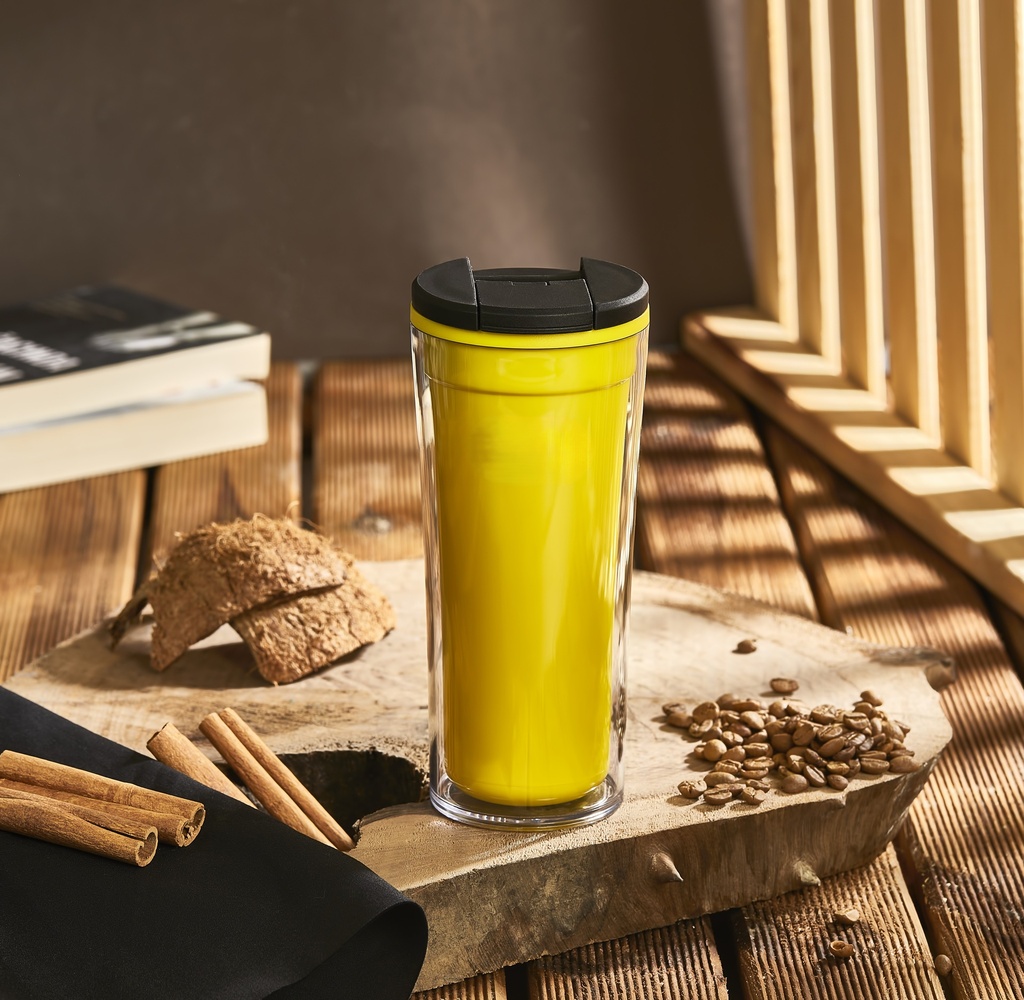 350 ML TRAVEL MUG - YELLOW