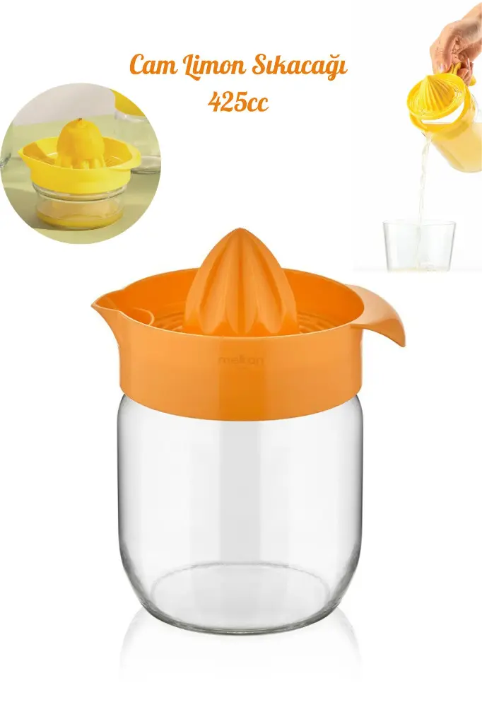 FRESIA LEMON JUICER PATTERNED 425 CC - ORANGE