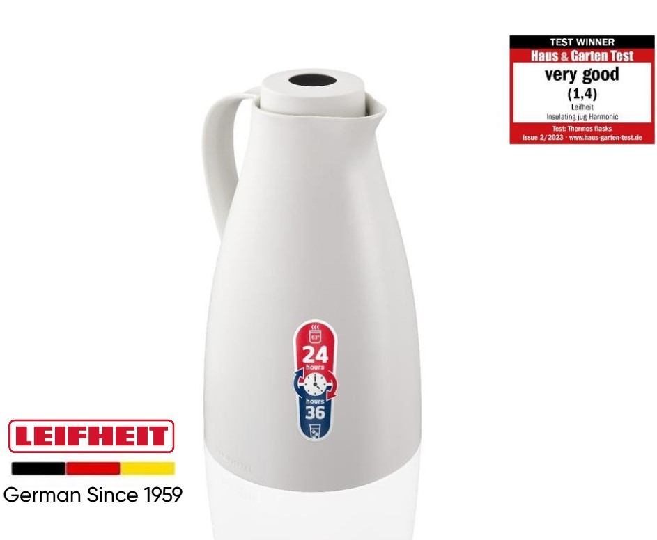 إبريق عازل هارمنك أبيض