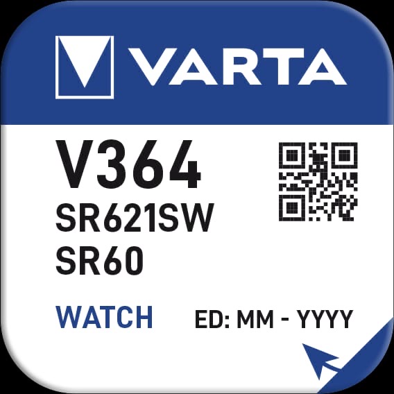 VARTA SILVER Coin V364 J-PACK 1