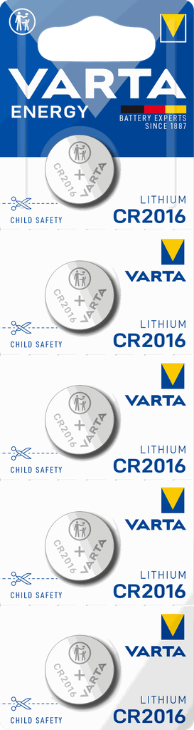 Varta Lithium Coin CR2016 T-Bli5