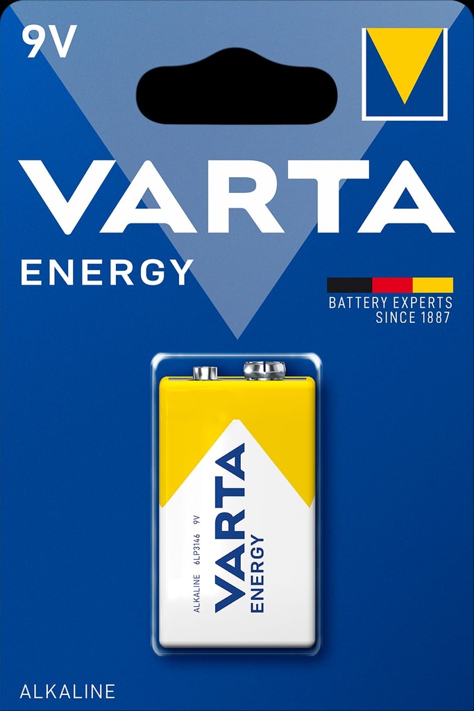 بطاريات فارتا Energy 9V, حبه1  