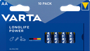 بطارية فارتا لونج لايف باور AA كارت 10 حبة