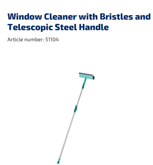 Brush Window Cleaner Telescope 200