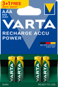 VARTA RECH.ACCU POW. AAA 800mAh 3+1  PCS