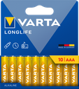بطارية فارتا  باك 10  LONGLIFE  AِAA 