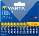 بطارية فارتا  باك 12 LONGLIFE POWER  AAA 