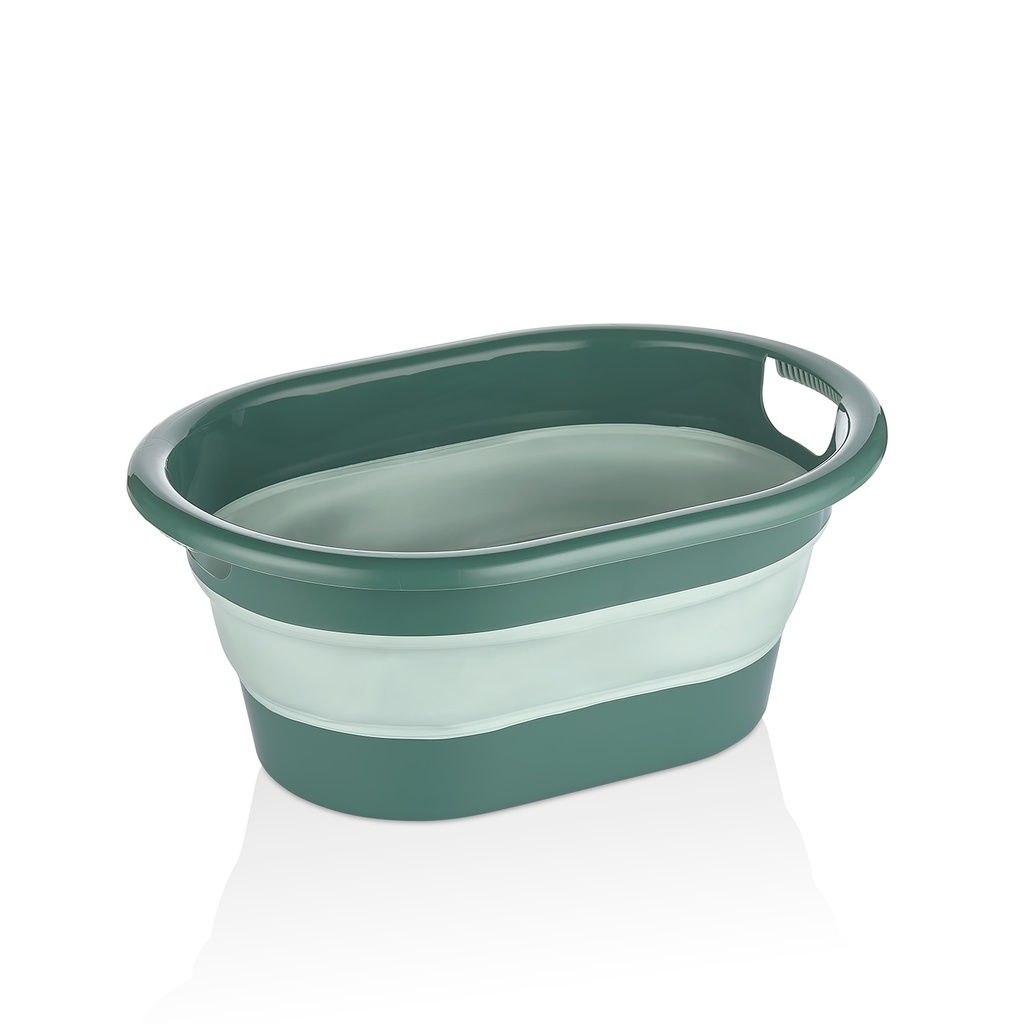COLLAPSIBLE BASKET NO:2 - GREEN * 8