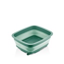 COLLAPSIBLE TUB WITH STOPPER - GREEN