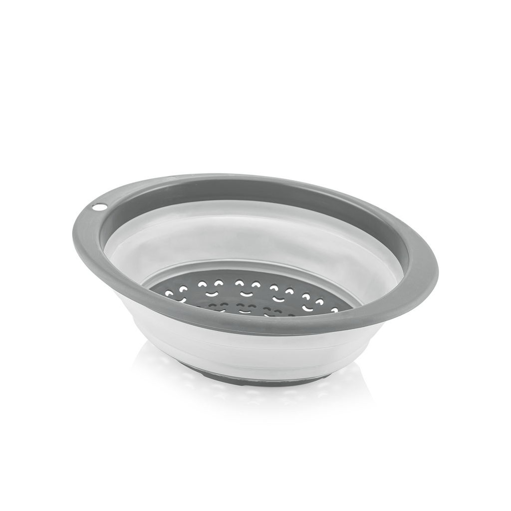 CIRCULAR COLLAPSIBLE STRAINER - GREY, 3L
