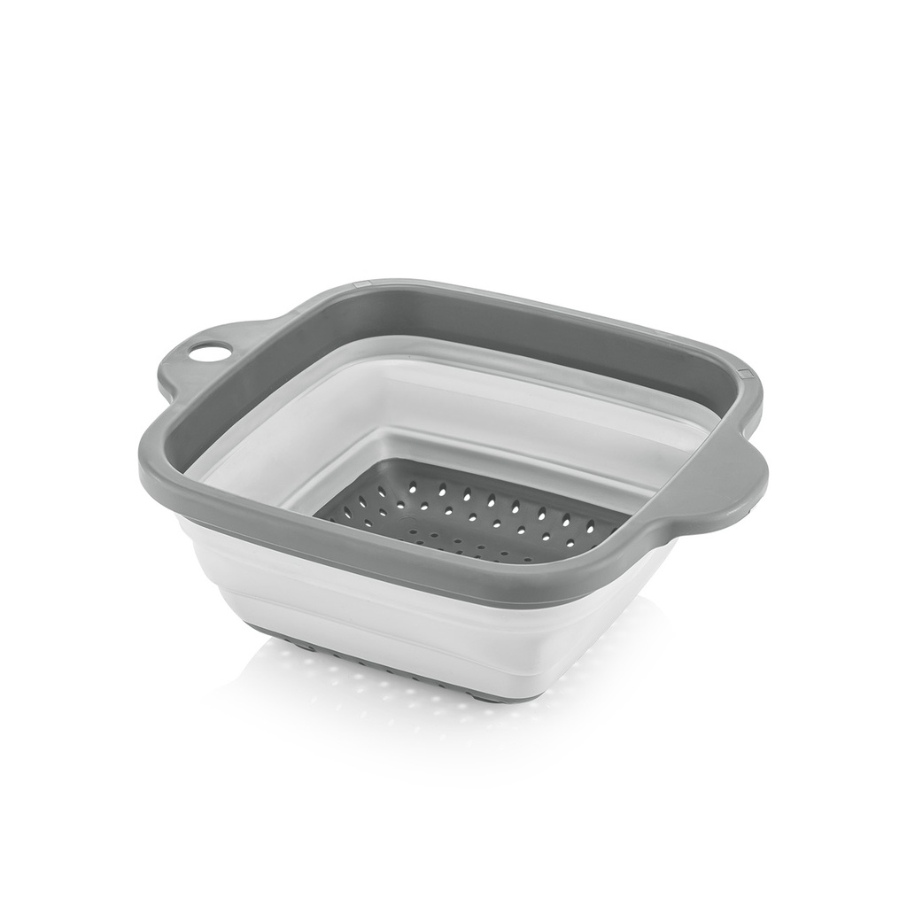 COLLAPSIBLE SQUARE STRAINER - GREY