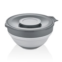 2IN1 COLLAPSIBLE MIXER BOWL W LID - GREY