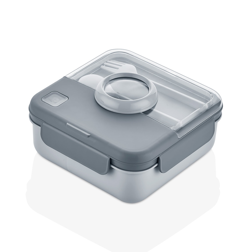 بوتيك لونش بوكس -رمادي