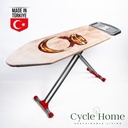 Cycle Home Ironing Board - Metal Color Silver -Ring- 42x125cm