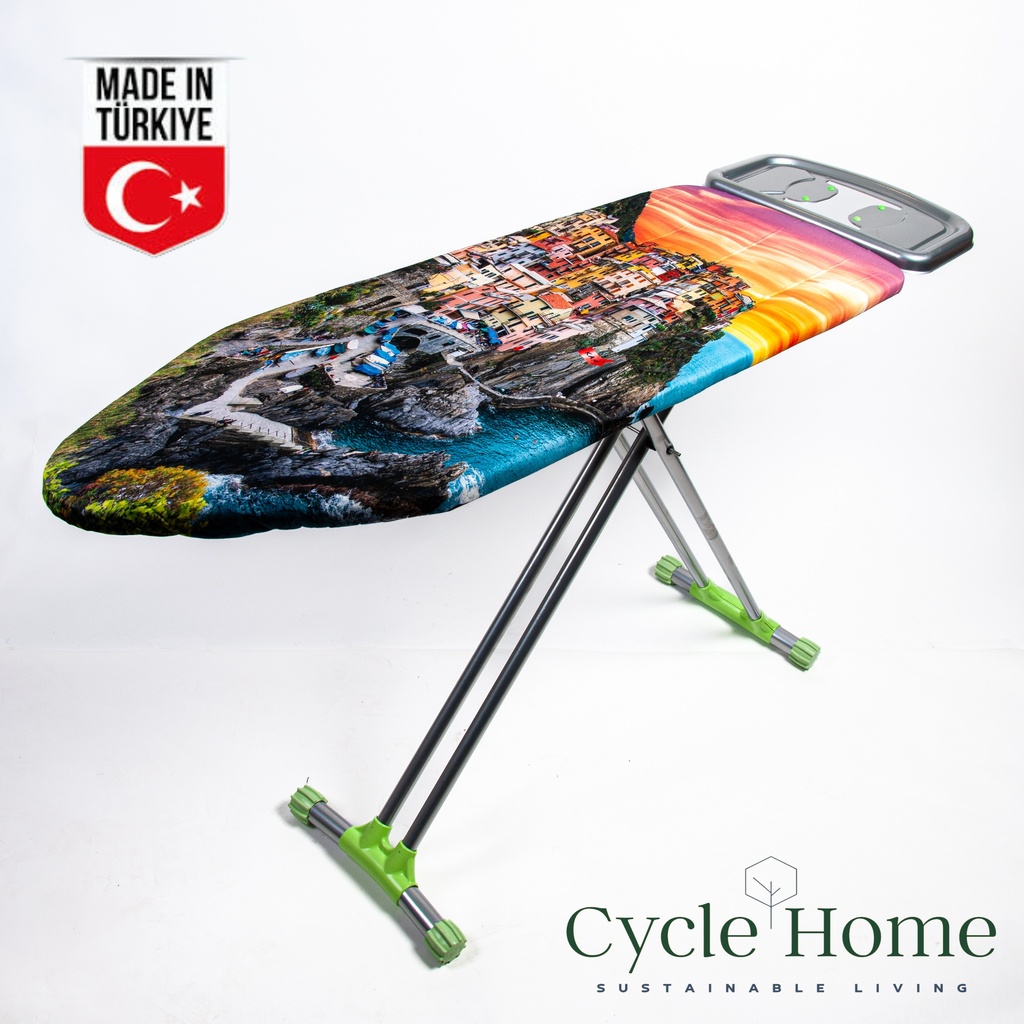 Cycle Home Ironing Board - Metal Color Silver -Turkiya- 42x125cm