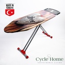 Cycle Home Ironing Board - Metal Color Silver -Love- 42x125cm