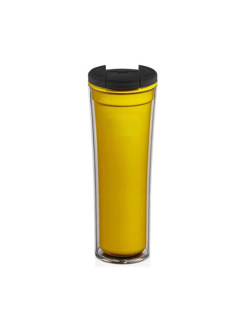 كوب سفر 450 مل - اصفر