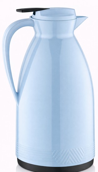 مطارة زجاجية حافظة للحرارة 1.5 لتر - ازرق - سايكل هوم