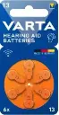 VARTA Hearing Aid Batteries 13 BLI 6