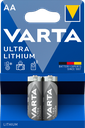 Varta Ultra Lithium AA Blister 2 Pieces Battery