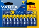 VARTA LONGLIFE POWER AA BLI12 (8+4)
